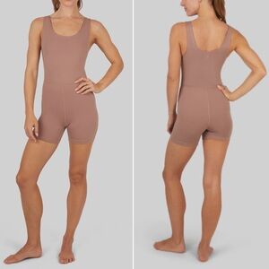 Yogalicious | Lux Core Endurance Romper in Antler | Sz L